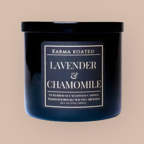 Lavender & Chamomile 3-Wick Candle 17oz