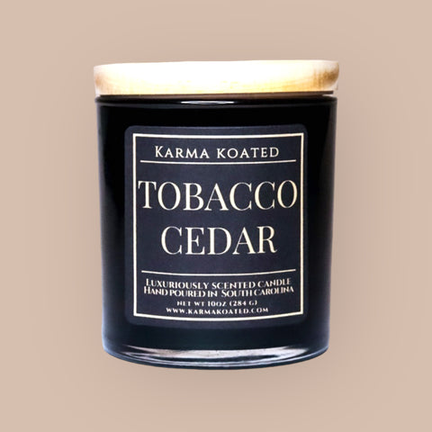Tobacco Cedar 2-Wick Candle 10oz