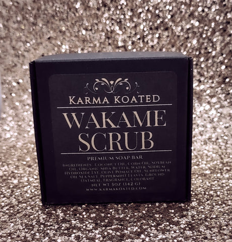 Wakame Scrub Soap Bar Soap Bars Karma Koated 