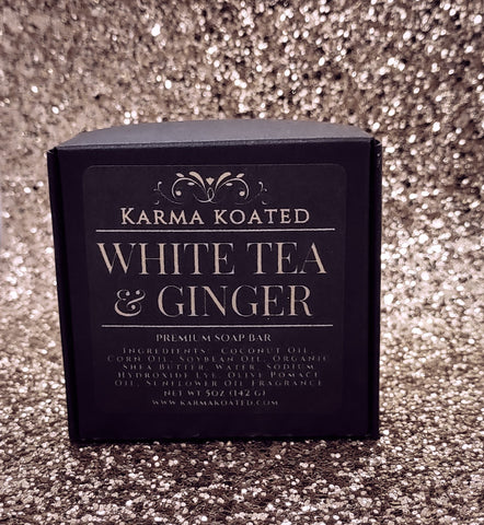 White Tea & Ginger Soap Bar Soap Bars Karma Koated 