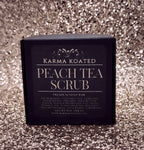 Peach Tea Scrub Soap Bar Soap Bars Karma Koated 