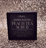 Peach Tea Scrub Soap Bar Soap Bars Karma Koated 