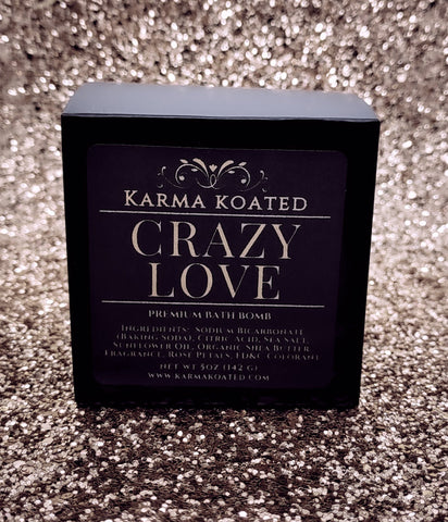 Crazy Love Bath Bomb Bath Bombs Karma Koated 