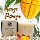 Mango Papaya Soap Bar Soap Bars Karma Koated 