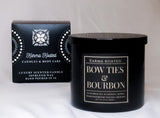 Bow Ties & Bourbon 3-Wick Candle 25oz Candle Karma Koated 