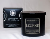 Legend 3-Wick Candle 25oz Candle Karma Koated 