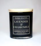Lavender & Chamomile 2-Wick Candle 10oz Candle Karma Koated 