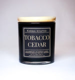 Tobacco Cedar 2-Wick Candle 10oz Candle Karma Koated 