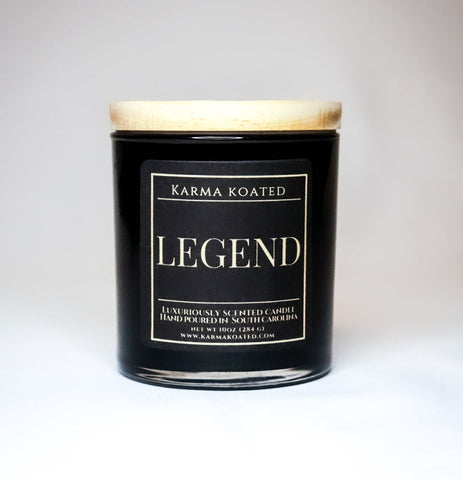 Legend 2-Wick Candle 10oz Candle Karma Koated 