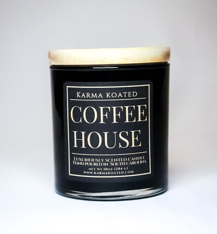 Coffee House 2-Wick Candle 10oz Candle Karma Koated 